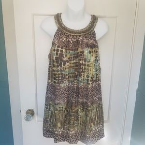 Nwt Joseph Ribkoff Beaded Sleeveless Blouse